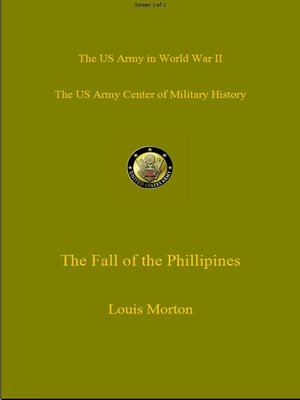 cover image of The Fall of the Phillipines